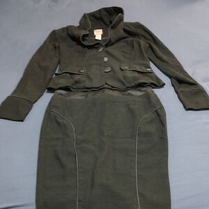 Candie's Dark Gray Women's Skirt Set